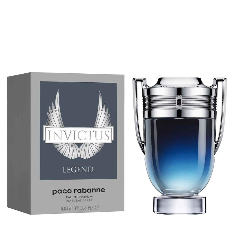 Conjunto com 3 Perfumes: Paco Rabanne INVICTUS LEGEND, Paco Rabanne INVICTUS, Paco Rabanne INVICTUS VICTORY (Água Perfume)