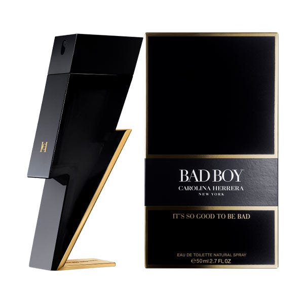 Conjunto com 3 Perfumes: Carolina Herrera BAD BOY, Carolina Herrera 212 VIP BLACK, Paco Rabanne INVICTUS (Eau de Parfum)