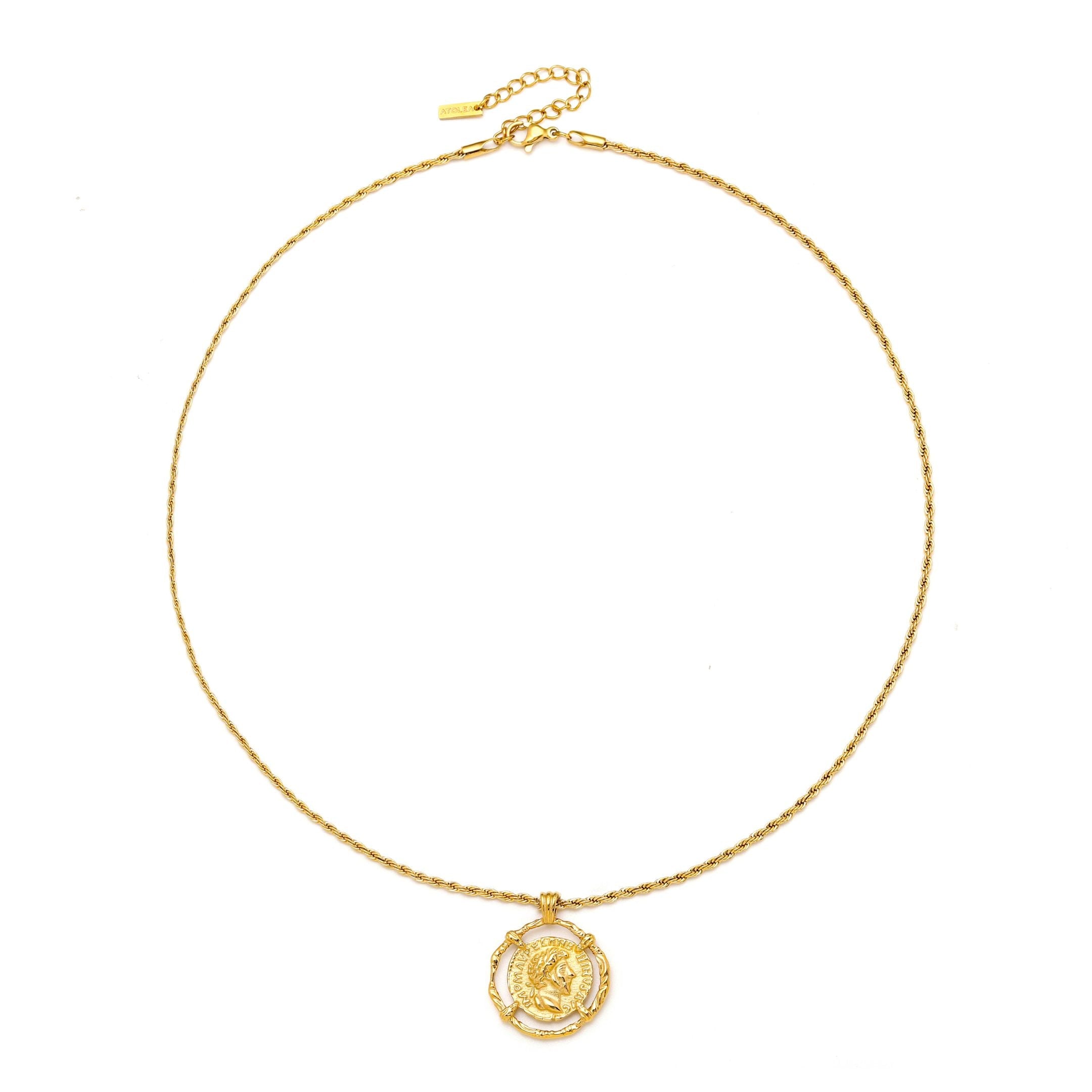 Greek Coin Necklace